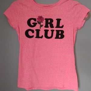 Child Pink "Girl Club" T-Shirt